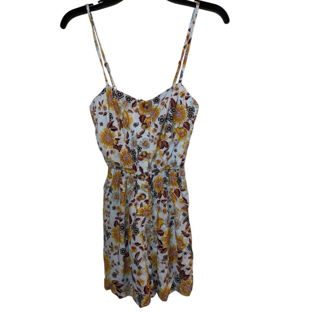 Sunflower Jumper Girls’ Romper Tween Size Small Light Blue Inspired Hearts